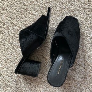 ZARA BASIC | Black Mules